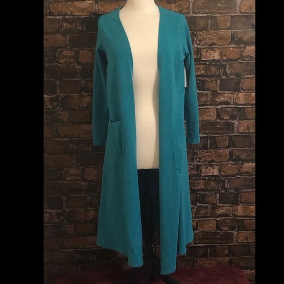 LuLaRoe Sarah Teal S - Picture 1 of 3